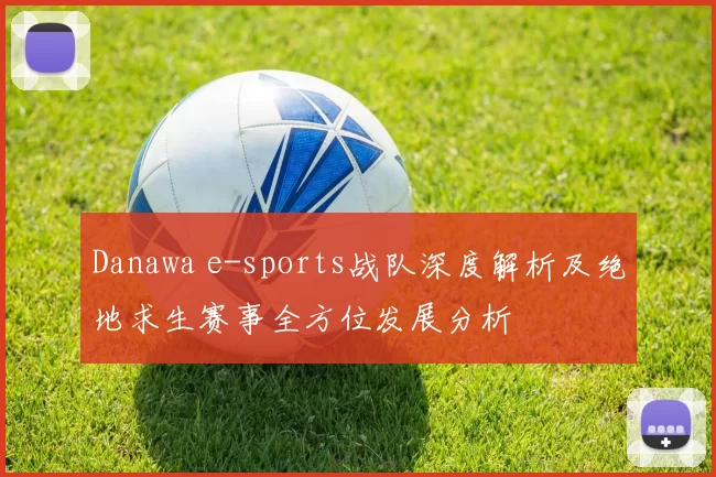 Danawa e-sports战队深度解析及绝地求生赛事全方位发展分析